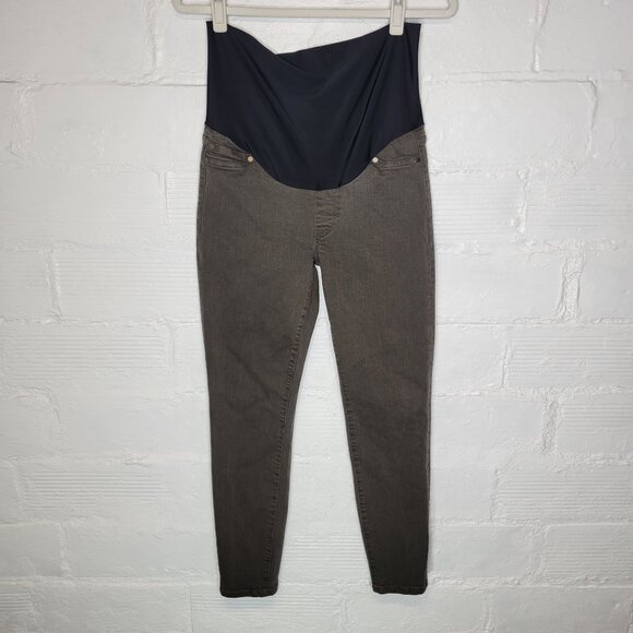 Liverpool Maternity Women's Size 4 Jeans The Denim Legging Pull On Green - Picture 1 of 4